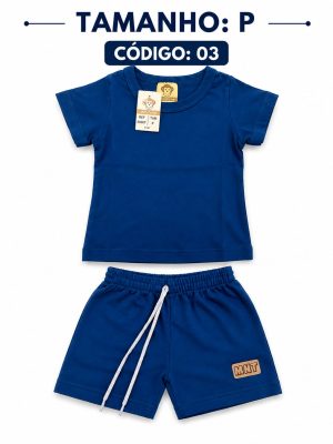 5  PROMOCIONAIS INFANTIS MASCULINO VERÃO TAMANHO P CÓDIGO 03