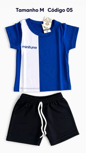 5 PROMOCIONAIS INFANTIS MASCULINO VERÃO TAMANHO M CÓDIGO 05