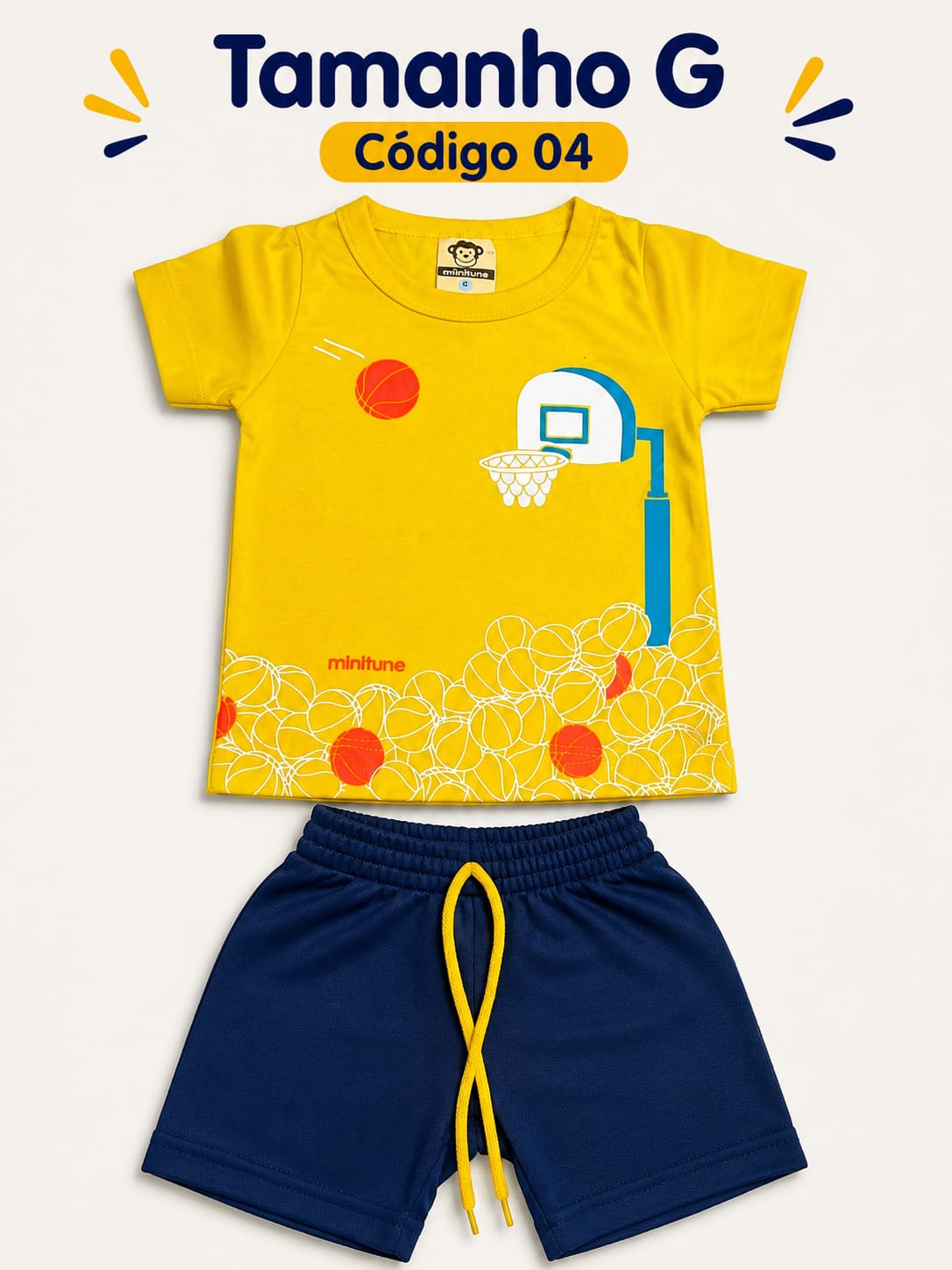 5 PROMOCIONAIS INFANTIS MASCULINO VERÃO TAMANHO G CÓDIGO 04 - Imagem 4