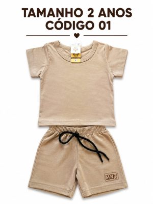 4  PROMOCIONAIS INFANTIS MASCULINO VERÃO TAMANHO 2 ANOS CÓDIGO 01