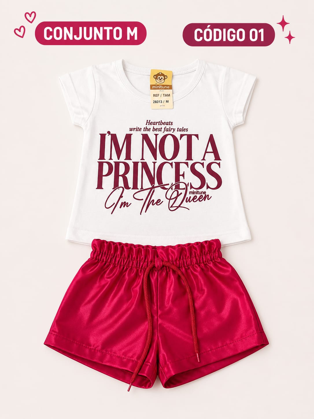 6 PROMOCIONAIS INFANTIS FEMININO VERÃO TAMANHO M CÓDIGO 01 - Imagem 2