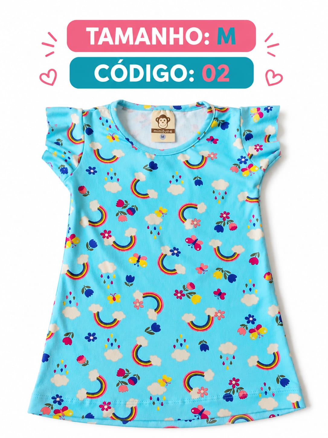 6 PROMOCIONAIS INFANTIS FEMININO VERÃO TAMANHO M CÓDIGO 02 - Imagem 6