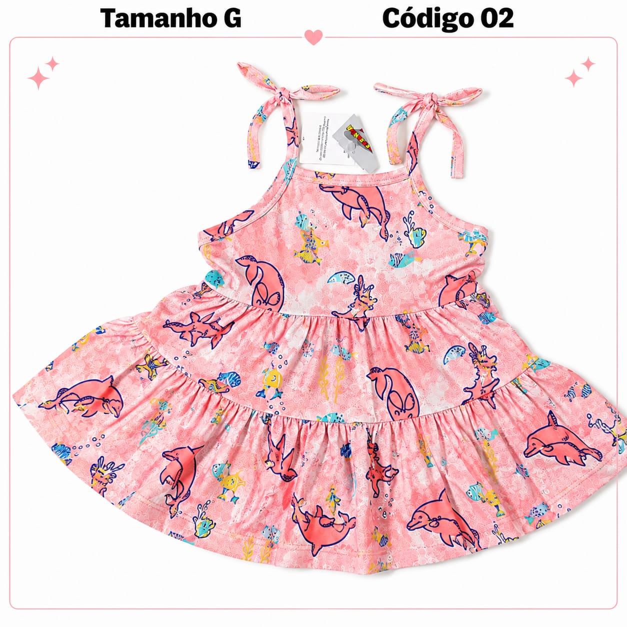 5 PROMOCIONAIS INFANTIS FEMININO VERÃO TAMANHO G CÓDIGO 02 - Imagem 5