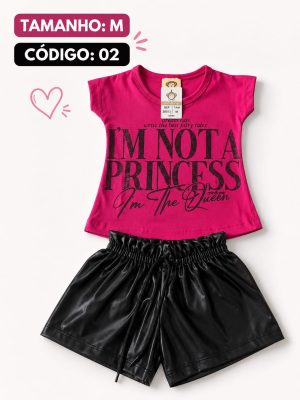 6 PROMOCIONAIS INFANTIS FEMININO VERÃO TAMANHO M CÓDIGO 02