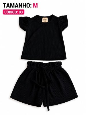 6 PROMOCIONAIS INFANTIS FEMININO VERÃO TAMANHO M CÓDIGO 03