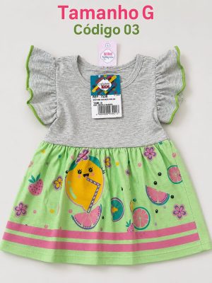 5 PROMOCIONAIS INFANTIS FEMININO VERÃO TAMANHO G CÓDIGO 03