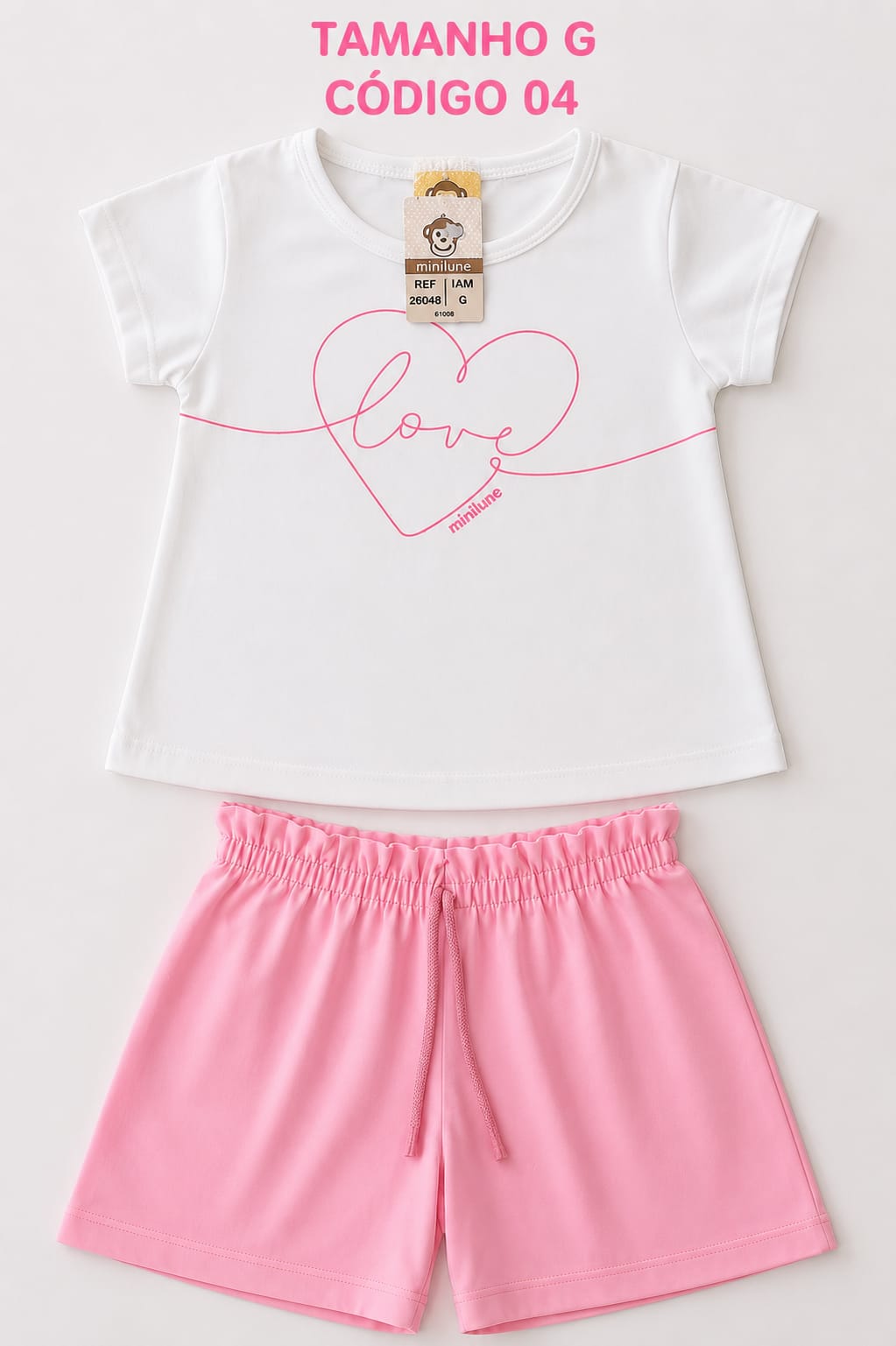 5 PROMOCIONAIS INFANTIS FEMININO VERÃO TAMANHO G CÓDIGO 04 - Imagem 4