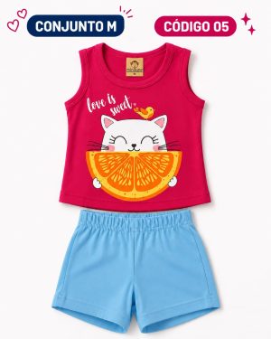 6 PROMOCIONAIS INFANTIS FEMININO VERÃO TAMANHO M CÓDIGO 05