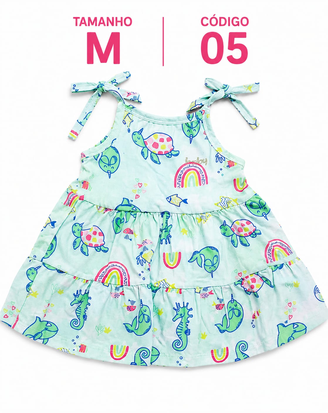 6 PROMOCIONAIS INFANTIS FEMININO VERÃO TAMANHO M CÓDIGO 05 - Imagem 3